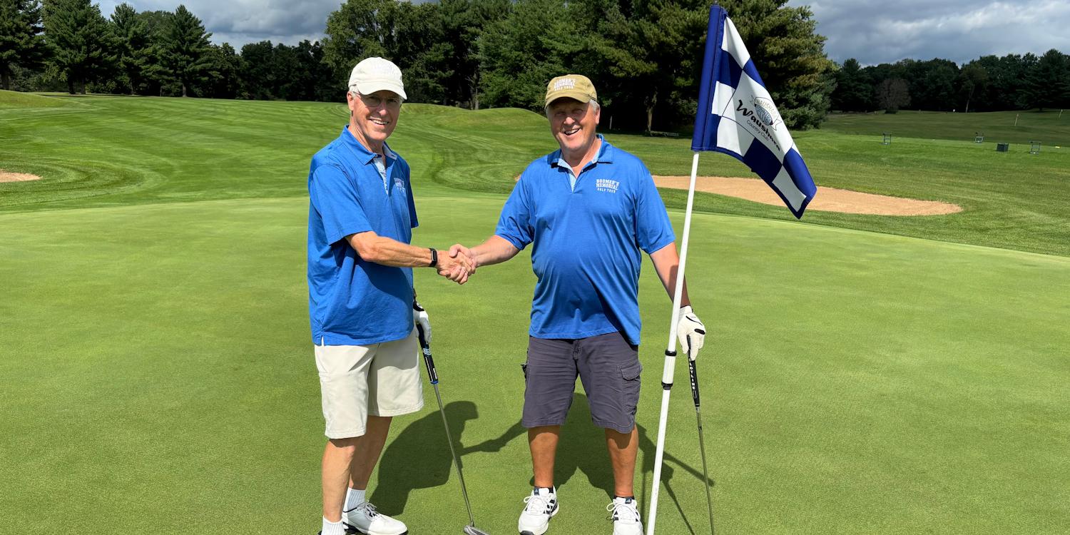 Last hole of the last course - our 71st and last county: Waushara CC in Waushara County.