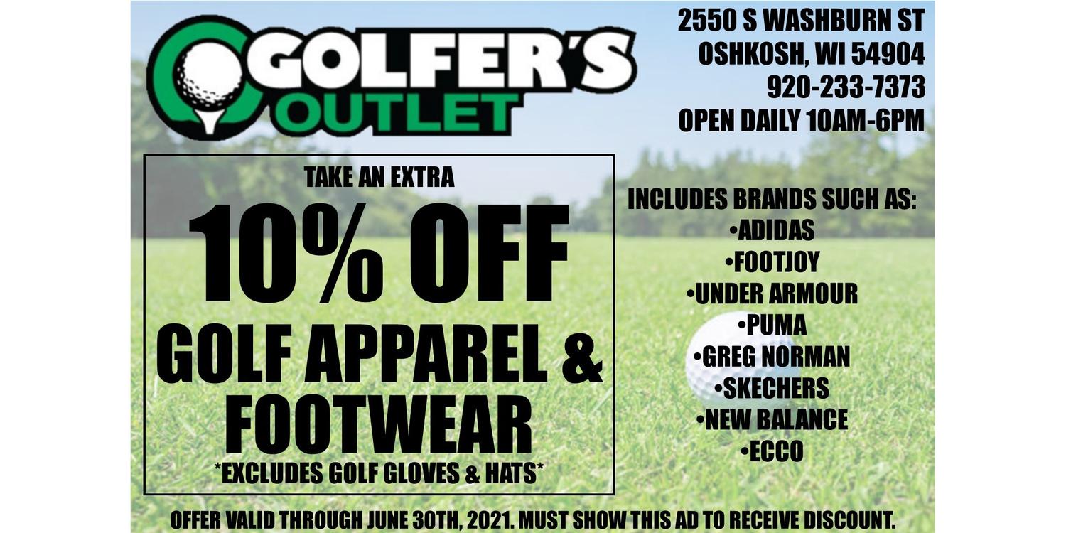 Golfers Outlet Oshkosh Golf Discount By Brian Weis